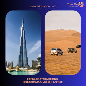 burj khalifa and desert safari